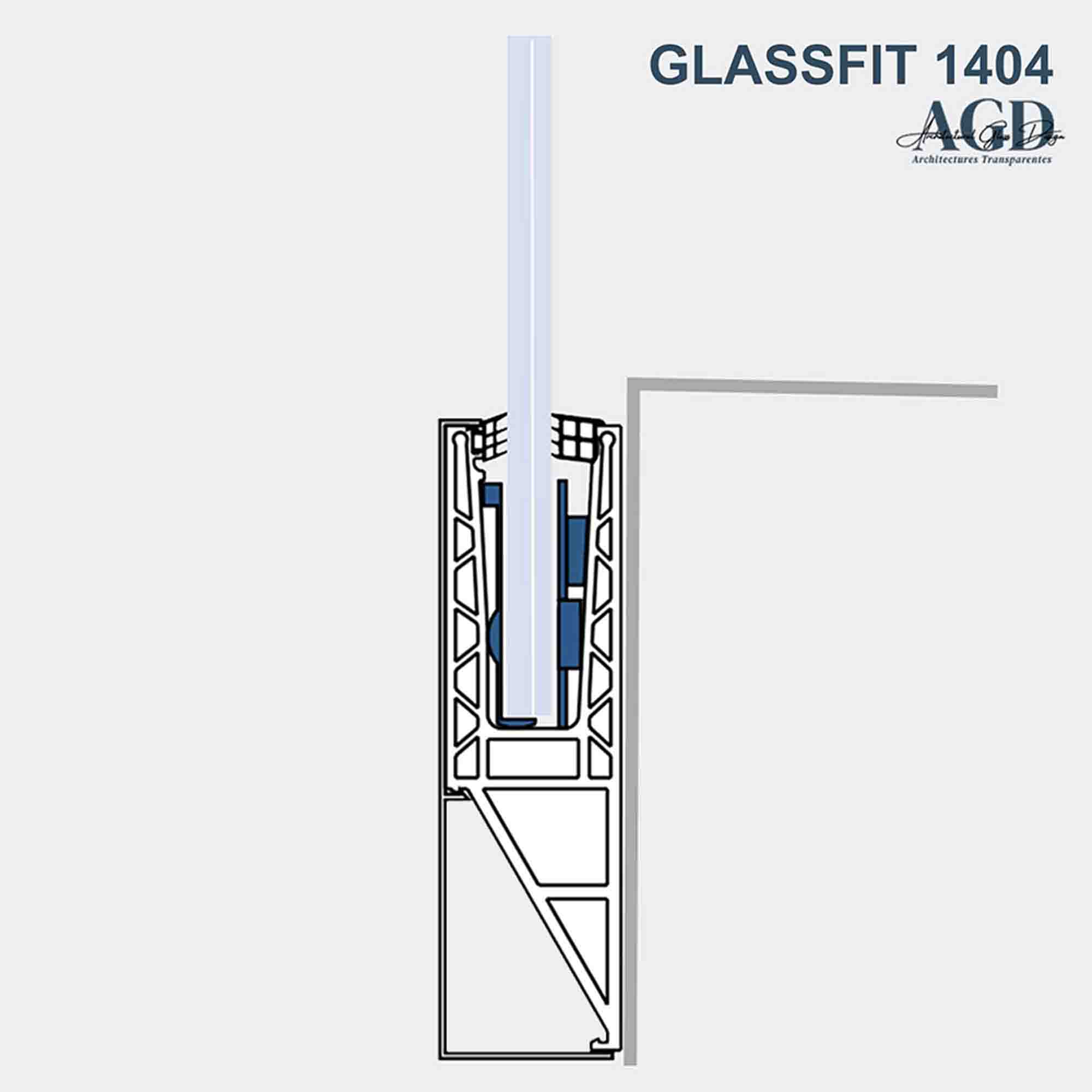 Garde-corps escalier GLASSFIT 1404